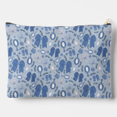 Romantische blauwe bogen en Rozen Etui (Achterkant)