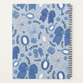 Romantische blauwe bogen en Rozen Planner (Achterkant)