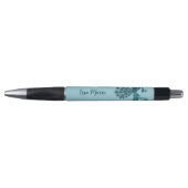 Romantische Blauwe Pauw Pen (Voorkant)