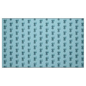 Romantische Blauwe Pauw Stof (Fat Quarter)