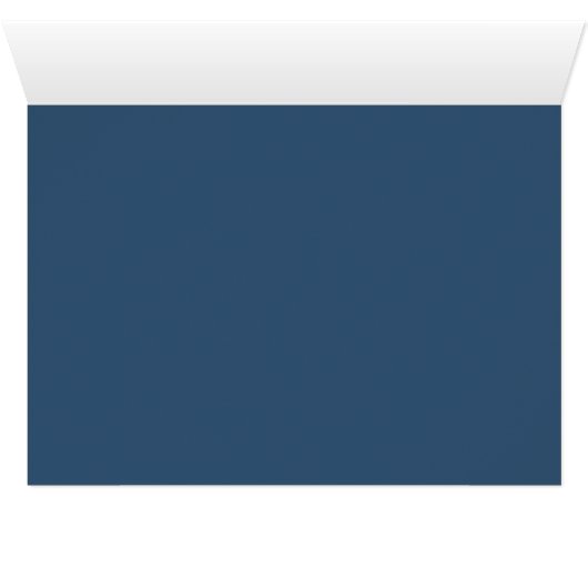 Romantische Blauwe Waterverf Hydrangea Bloemen op (Binenzijde Horizontaal (Onderkant))