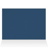 Romantische Blauwe Waterverf Hydrangea Bloemen op (Binnen Horizontaal (Boven))