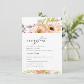 ROMANTISCHE BLOEDBEELDSCHERM PINK PAARSE FLORAAL R KAART (Staand voorkant)