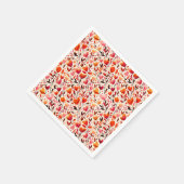 Romantische bloei: Valentijnsdag Servet (Hoek)