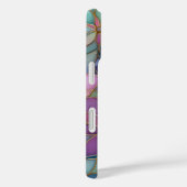 Romantische Bloem Esthetische Glas-in-Lood Hoesje (Achterkant / Rechts)