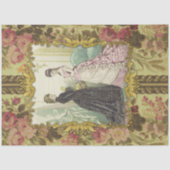 Romantische Bloem Franse Mode Decoupage Tissue Pa Tissuepapier (Voorkant)