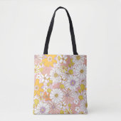Romantische bloem tote bag (Voorkant)