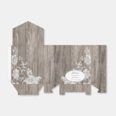 Romantische bloemdruk op de favoriete doos van hou bedankdoosjes (Uitgevouwen)