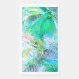 Romantische Bloemen Abstract – Elegante Boho Fanta Servet