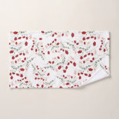 Romantische bloemen bad handdoek (Handdoek)