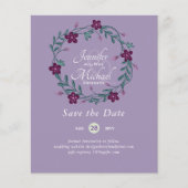 Romantische Bloemen Bewaar de datum Veel kleurthem (Voorkant)