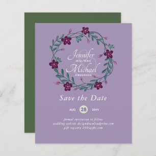 Romantische Bloemen Bewaar de datum Veel kleurthem