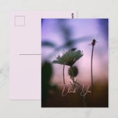 Romantische Bloemen Boho – Botanische Fantasie Bed Briefkaart (Voorkant / Achterkant)