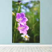 Romantische Bloemen – Botanische Fantasy Boho Canvas Afdruk (Insitu (Houten vloer))