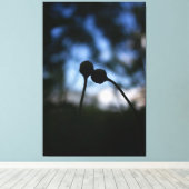 Romantische Bloemen – Botanische Fantasy Boho Canvas Afdruk (Insitu (Houten vloer))