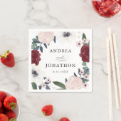 Romantische Bloemen Drank servetten (Insitu)