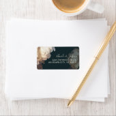 Romantische bloemen Elegante Bloemen Etiket (Insitu)