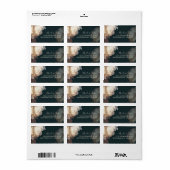 Romantische bloemen Elegante Bloemen Etiket (Full Sheet)