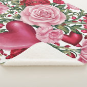 Romantische Bloemen Fleece Deken (3/4)