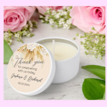 Romantische Bloemen Huwelijk Dank u Naam Datum