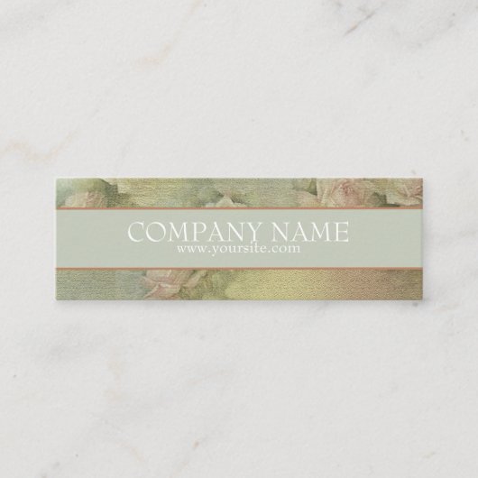 Romantische bloemen - Label koopwaar (Voorkant)