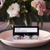 Romantische Bloemen Moody Donkere Maaltijd Keuze T Plaatskaartje