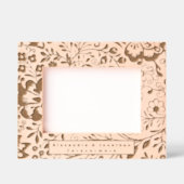 Romantische Bloemen Pas getrouwd bruiloft Gegraveerde Lijstjes (Voorkant)