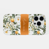 Romantische Bloemen Sinaasappels Sicilië Italiaans iPhone Hoesje (Achterkant horizontaal)