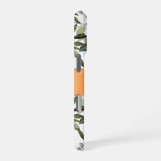 Romantische Bloemen Sinaasappels Sicilië Italiaans iPhone Hoesje (Rechterkant)