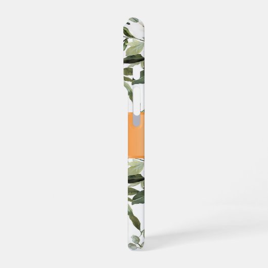 Romantische Bloemen Sinaasappels Sicilië Italiaans iPhone Hoesje (Linkerkant)