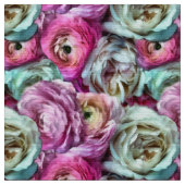 Romantische Bloemen Stof (Close Up)