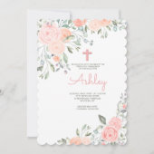 Romantische Bloemen Uitnodiging (Voorkant)
