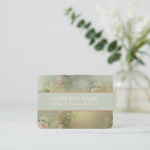 Romantische bloemen - Visitekaartje (Staand voorkant)