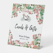 Romantische  bloemen Weddenschapskaarten