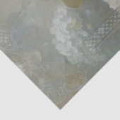 Romantische Bloemen Witte Hydrangea  Decoupage Tissuepapier (Detail)