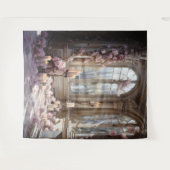 Romantische bloemenboog opknoping wandkleed (Voorkant (horizontaal))