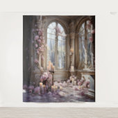 Romantische bloemenboog opknoping wandkleed (Voorkant)