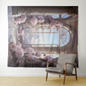 Romantische bloemenboog opknoping wandkleed (In Situ (horizontaal))