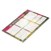 Romantische Bloemendagplanner Notitieblok (Schuin)