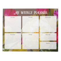 Romantische Bloemendagplanner