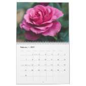 Romantische bloemenkalender rozen kalender (Feb 2027)