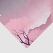 Romantische bloemenkersenbloesem tissuepapier (Detail)