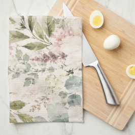 Romantische Bloemenkleed Keukendoek - Waterverf Tu Theedoek