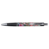 Romantische bloementuin gepersonaliseerde monogram pen (Achterkant)