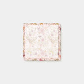 Romantische bloementuin post-it® notes (Voorkant)