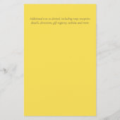 Romantische bloemige bewaar de datum Veel kleur th (Achterkant)