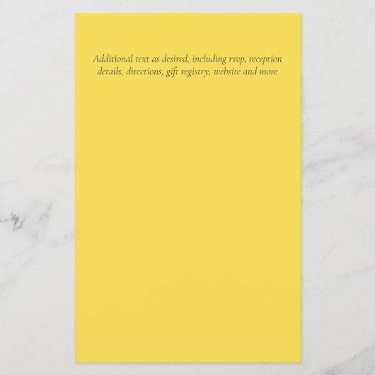 Romantische bloemige bewaar de datum Veel kleur th (Achterkant)