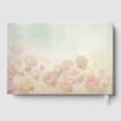 Romantische bloemige brief aan de bruid Elegant mo Gastenboek (Achterkant)