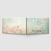 Romantische bloemige brief aan de bruid Elegant mo Gastenboek (Volledig)