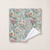Romantische bloemige handdoeken Rococo Pastel Home (Wasdoekje)